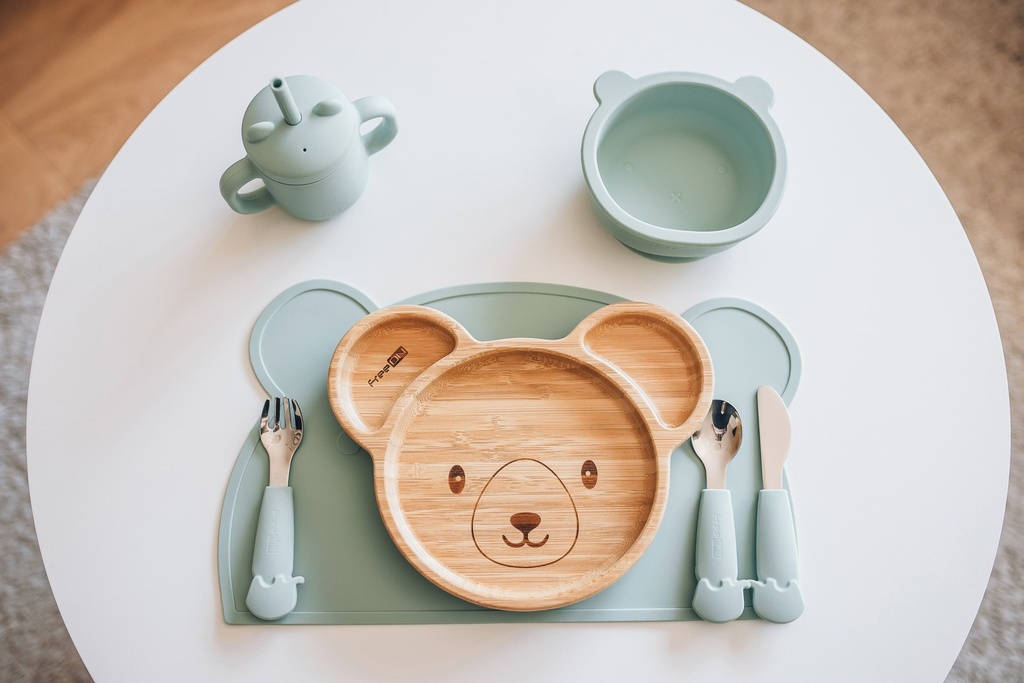 Assiette en Bambou forme d'animaux FreeOn