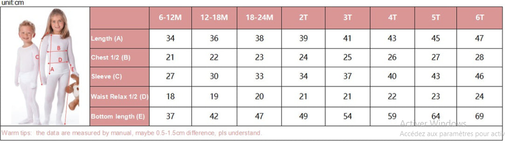 Sous vêtement pyjama