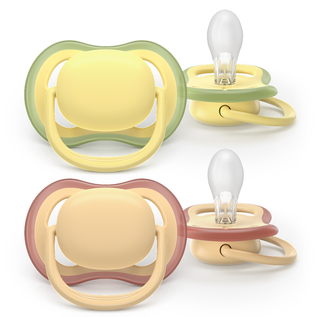 2 Sucette ultra air 0-6 mois colors of nature Avent