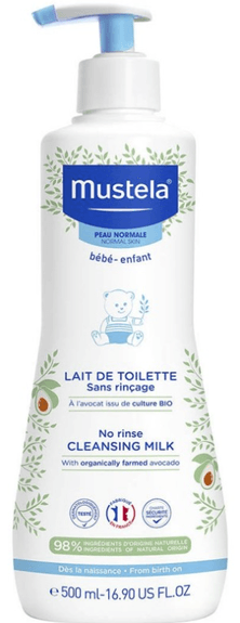 Mustela Lait de toilette sans rinçage - 500ml Mustela