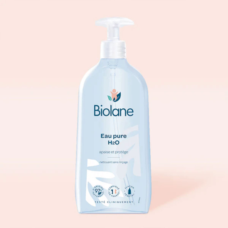 Eau pure H2O nettoyante sans rinçage 750ml - BIOLANE