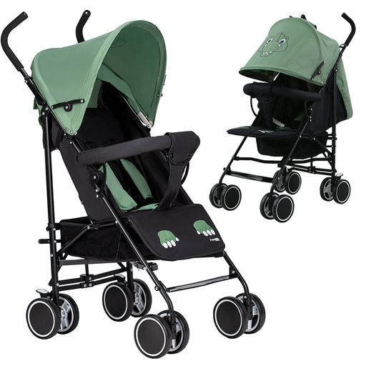 [48563] Poussette à canne Crocodile Vert FreeOn