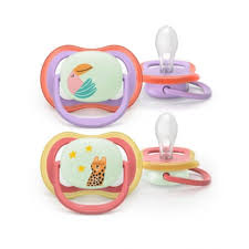 [scf376/33] 2 SUCETTE ULTRA AIR NIGHTTIME 18 Mois+ Orthodontique AVENT