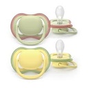 2 Sucette ultra air +18 mois colors of nature Avent