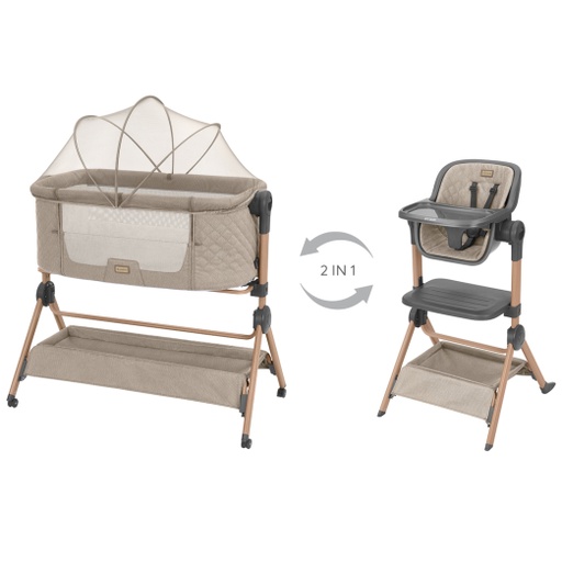 Cododo 2en1 + Chaise haute Sleat Me Kikka Boo