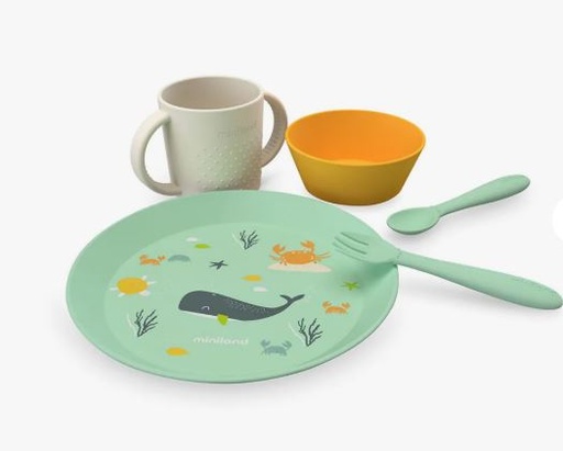 [89644] Coffret repas Océan vaisselle enfant