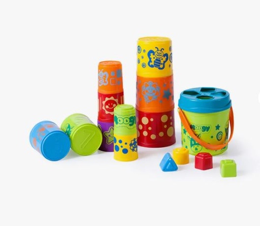 [96285] Jeu  des gobelets géants MOOGY Miniland